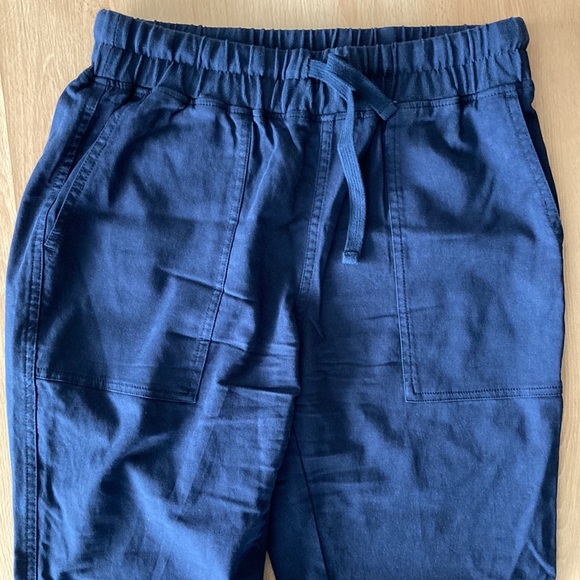 Navy blue Small Roots drawstring pants - Picture 2 of 6